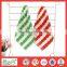 2015 hot sale cheap stripe cotton kitchen towels small and contrast color hand towels