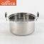 Economic 18/20/22/24/26cm Magenetic Stainless Steel Potjie Pot with S/S Cover and Dishwasher Safe