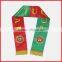 popular and durable scarf,100% polyester scarf,knitting pattern football scarf