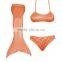 Girls selling mermaid tail for swimming without Monofin
