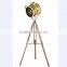 Marine wooden tripod floor lamp & standing lamp & tripod lamp