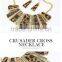 Latest Wholesale Fashion Metal Jewelry Luxurious Necklace And Earrings Set for Ladies
