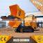 multi-fuction crawler track chassis vehicle dumper / mini crawler dumper