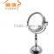 High quality two sides magnidying table makeup mirror with LED light