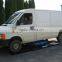 Pneumatic platform lift for tire service