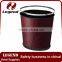 Faux leather single layers trash can manufacturer