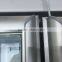 new type luxury aluminum 4-door commercial glass display showcase