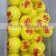 Bulk Yellow Colored crystal golf balls with logo customized on show