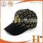 2015 new design 100% polyester golf cap sports cap
