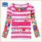 (H5197) 2-6Y new arrive embroidery girls long sleeve dresses high quality nova kids dresses wear wholesale