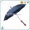 2016 hot sell rainproof fiberglass ribs gun straight handle umbrella