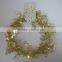 HOT SALE 9 Feet Metallic PVC Green Christmas Stars Wire Tinsel Garland