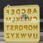 Wholesale custom silicone 26 alphabet letter chocolate molds