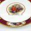 Dinnerware steak plate, custom ceramic plates, ceramic red plate