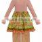 Flower decorative dress baby outfit boutique girl western celebrate birthday clothing party dress