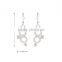 Unique Design Sex Symbol Sliver Plated Dangle Vintage Earring for Women