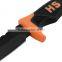 Fixed Blade Outdoor Survival Knife with Black Coated Blade and nice plasctic handle
