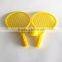 Family Sport Game Green Yellow Plastic Material Badminton Racket Sets