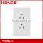 UL CUL nema 5-15R electrical lighting duplex wall receptacle