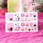 Beauty Sticker GMP wholesale water transfer nail art stickers for toe nail stickers