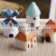 Micro landscape small house , resin windmill small castle