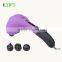 Handheld massager with 3 replaceable massage heads/body massager