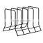 Black Metal Kitchen Bakeware Pot Lid Rack