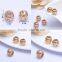 10*8mm Brass 14k gold plating bracelet gold filled beads