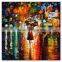 ROYI ART Handmade Guitar Canvas Oil Painting