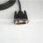 DVI Cable M/M Black Gold Plated