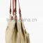 Magnetic Snap Closure Jute Bag Duffel Bag Large Capacity Women Wristlet Tote Bag