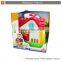 Cute electric learning cartoon toy house with music for baby