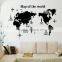 desgin world map home wall decoration