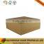 Custom print logo brown kraft paper boxes folding cardboard paper storage box