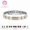 dongguan Fashion Ceramic Magnetic Health Bracelet with Germanium stainless steel Wholesale