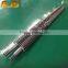 conical twin screw and barrel for plastic extrusion