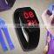 led wristband usb watch, silicone bracelet usb flash drive watch, novelty wrist watch