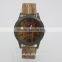 2016 Modern style wood leather quartz watch