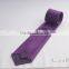 2016 Fashion Trendy Purple Jacquard Silk Woven Mens Skinny Tie for Sale