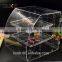 high quality tabletop 3 tier clear acrylic jewelry display case