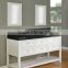 70" Double Sink Pearl WHITE Traditional Bathroom Vanity/Bathroom Furniture/Bathroom Cabinet LN-T1182