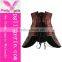 Hot shapers Women Latex Steel Boned Corset