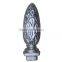 Customized aluminum gate and fence parts spears post cap