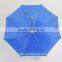 Regular Blank Fold Umbrella 3 Folding Light Blue Umbrella