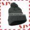 Custom blank plain pom pom beanies hat