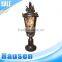 New european style gate post pillar lamp outdoor lighting for garden