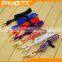 Wholesale branded new design Tangle-Free Braided aux cable 3.5mm Audio Cable