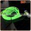 colorful in the dark led light el glow earphone with EL Glowing earphone with mic