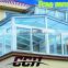 Made in china glass sunshine house,balcony glass house, aluminum glass villa sun room