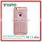 Hot selling Luxury design leather+PC with Foldable holder Stand cell phone back cover plastic case for iPhone 6 6s plus